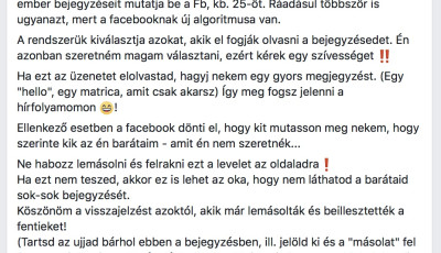 Olt&aacute;ri nagy b&ouml;szmes&eacute;g terjed a Facebookon - M&aacute;r a kaposv&aacute;riak is bedőlnek neki