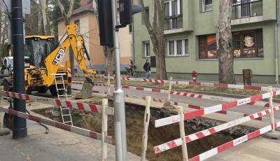 G&aacute;zsziv&aacute;rg&aacute;s a belv&aacute;rosban, 3 h&eacute;tig fel lesz t&uacute;rva egy kereszteződ&eacute;s