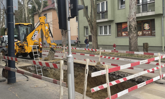 G&aacute;zsziv&aacute;rg&aacute;s a belv&aacute;rosban, 3 h&eacute;tig fel lesz t&uacute;rva egy kereszteződ&eacute;s