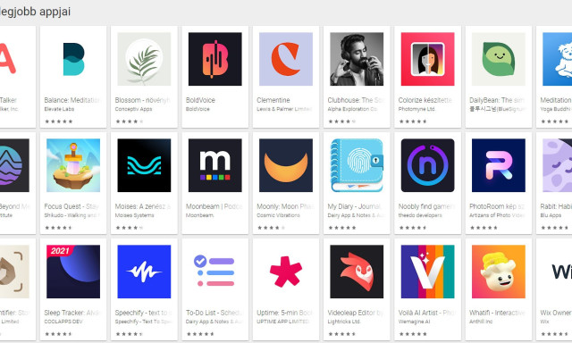 Te is haszn&aacute;lod őket? Ezek lettek 2021 legjobb androidos alkalmaz&aacute;sai Magyarorsz&aacute;gon