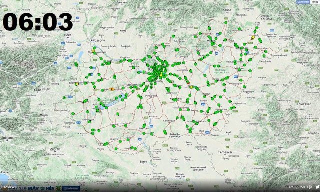 Mint egy hangyaboly - 24 &oacute;ra a magyar vas&uacute;tvonalakon, gyors&iacute;tott felv&eacute;telen - VIDE&Oacute;