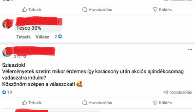 Brut&aacute;lis kar&aacute;csony ut&aacute;ni akci&oacute;kkal robbantanak a kereskedők