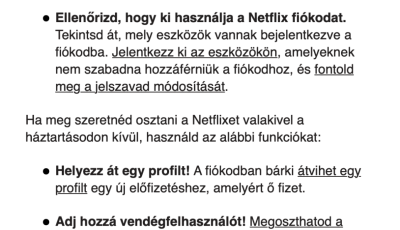 Most m&aacute;r t&eacute;nyleg-t&eacute;nyleg odacsap a Netflix a jelsz&oacute;megoszt&oacute;kra! Ezek a lehetős&eacute;geid