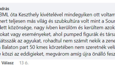 A rajong&oacute;k &eacute;s a Zam&aacute;rdi &ouml;nkorm&aacute;nyzat kiakad&aacute;sa ellen&eacute;re m&eacute;gis beolvad a B my Lake Festival a Balaton Soundba