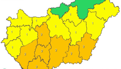 Somogyra is kiadt&aacute;k a figyelmeztet&eacute;st a hős&eacute;g miatt, eg&eacute;sz h&eacute;ten k&aacute;nikula v&aacute;rhat&oacute;