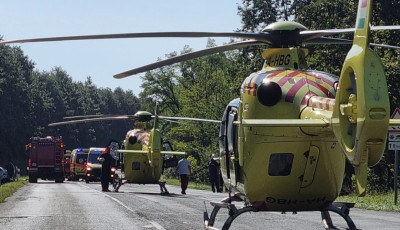 Cs&uacute;nya baleset Simonf&aacute;n&aacute;l, k&eacute;t mentőhelikopter is &eacute;rkezett a helysz&iacute;nre