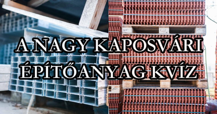 Te felismersz egy t&eacute;gl&aacute;t? - Itt a nagy &eacute;p&iacute;tőanyag KV&Iacute;Z!