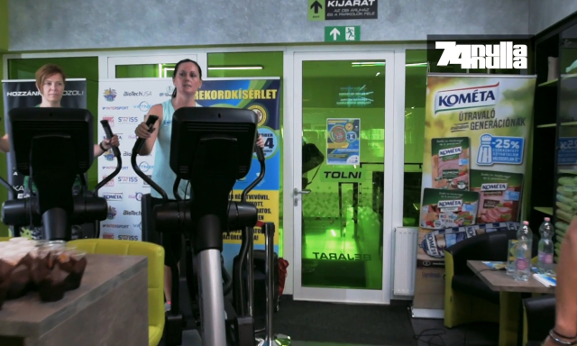 Őr&uuml;lt hangulatban telik a Fitness Ar&eacute;na rekordk&iacute;s&eacute;rlete! - VIDE&Oacute;