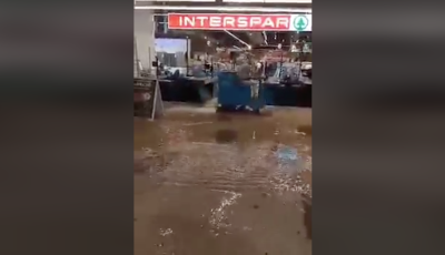 P&eacute;cs rendesen kapott a zuh&eacute;b&oacute;l, a fel&uacute;j&iacute;tott Interspart is el&ouml;nt&ouml;tte a v&iacute;z - VIDE&Oacute;