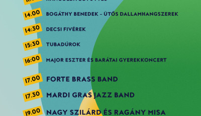 Forte Brass, Mardi Gras, Nagy Szil&aacute;rd - Id&eacute;n is lesz Csal&aacute;di Maj&aacute;lis a V&aacute;rosligetben