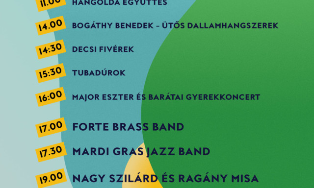 Forte Brass, Mardi Gras, Nagy Szil&aacute;rd - Id&eacute;n is lesz Csal&aacute;di Maj&aacute;lis a V&aacute;rosligetben