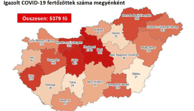 Ny&aacute;r eleji szinten az akt&iacute;v fertőz&ouml;ttek sz&aacute;ma, p&eacute;nteken d&ouml;ntenek az &uacute;j int&eacute;zked&eacute;sekről