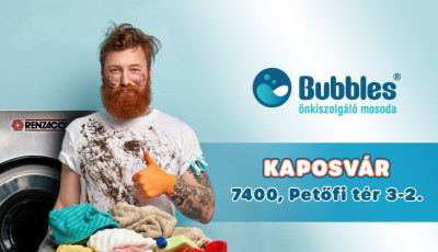 Bubbles &ouml;nkiszolg&aacute;l&oacute; mosoda ny&iacute;lik Kaposv&aacute;ron