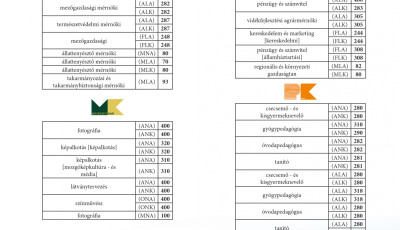 Kihirdett&eacute;k a 2017-es ponthat&aacute;rokat &ndash; 500 pont kellett a Kaposv&aacute;ri Egyetem egyik k&eacute;pz&eacute;s&eacute;hez!