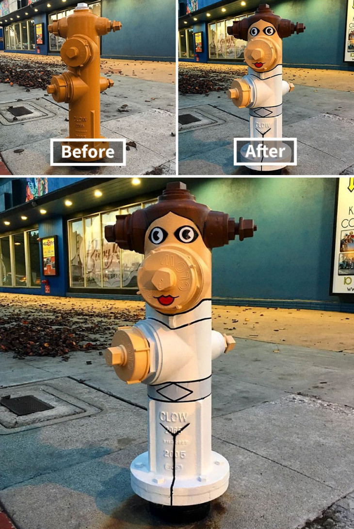 Reméljük soha nem csípik el ezt a zseniális utcaművészt!