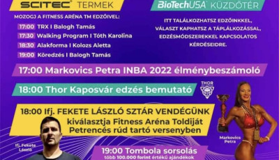 P&eacute;nteken &uuml;nnepli 5. sz&uuml;linapj&aacute;t a Fitness Ar&eacute;na - Ingyenes csoportos &oacute;r&aacute;k &eacute;s sz&aacute;mtalan szuper program v&aacute;r!