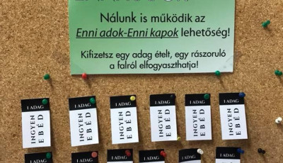 Kaposv&aacute;ron is elindult az Enni adok - Enni kapok mozgalom!