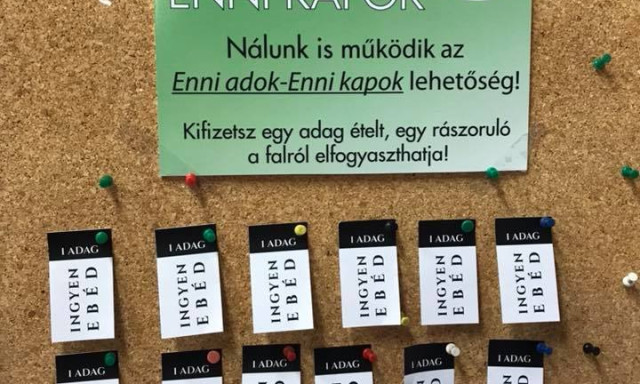 Kaposv&aacute;ron is elindult az Enni adok - Enni kapok mozgalom!