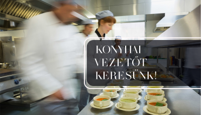 Konyhai vezetőt keres a Trattoria la Prima!