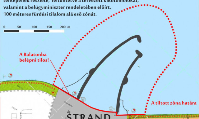 A tiltakoz&aacute;sok ellen&eacute;re m&aacute;r &eacute;p&uuml;l a balatonf&ouml;ldv&aacute;ri kik&ouml;tő