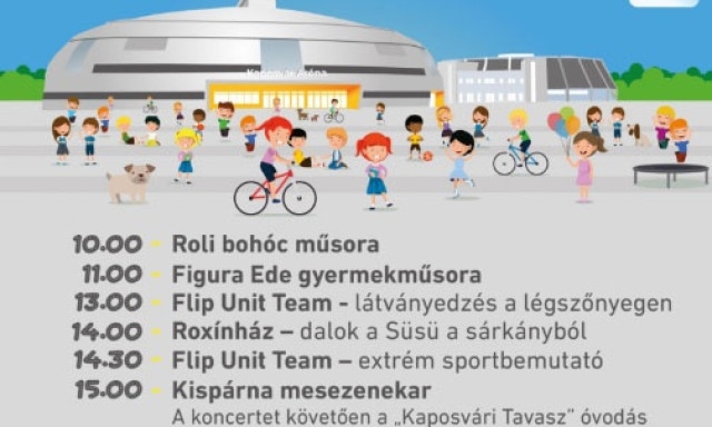 M&aacute;jus 26-&aacute;n a gyerekek is birtokba vehetik a Kaposv&aacute;r Ar&eacute;n&aacute;t!