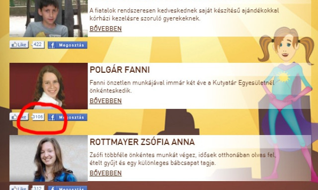 Fanni vezeti a TV2 &quot;S&uuml;ss Fel Nap!&quot; szavaz&aacute;s&aacute;t!