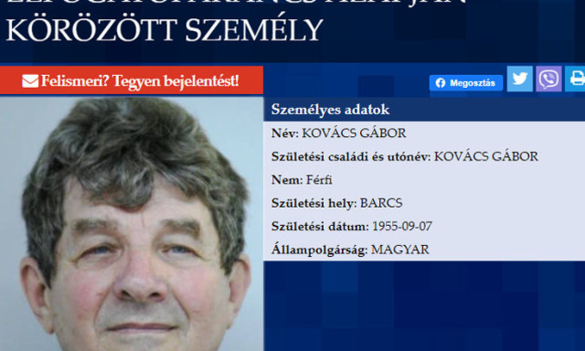 Pedofil bűncselekm&eacute;ny miatt k&ouml;r&ouml;zi a rendőrs&eacute;g a somogyi politikust