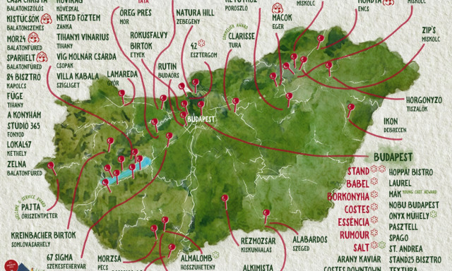 T&eacute;rk&eacute;pre vitt&eacute;k a Michelin Guide 2022-es magyar v&aacute;logatottj&aacute;t