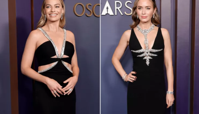 Ikertornyok: Margot Robbie &eacute;s Emily Blunt tot&aacute;l &ouml;ssze&ouml;lt&ouml;ztek egy d&iacute;j&aacute;tad&oacute;n