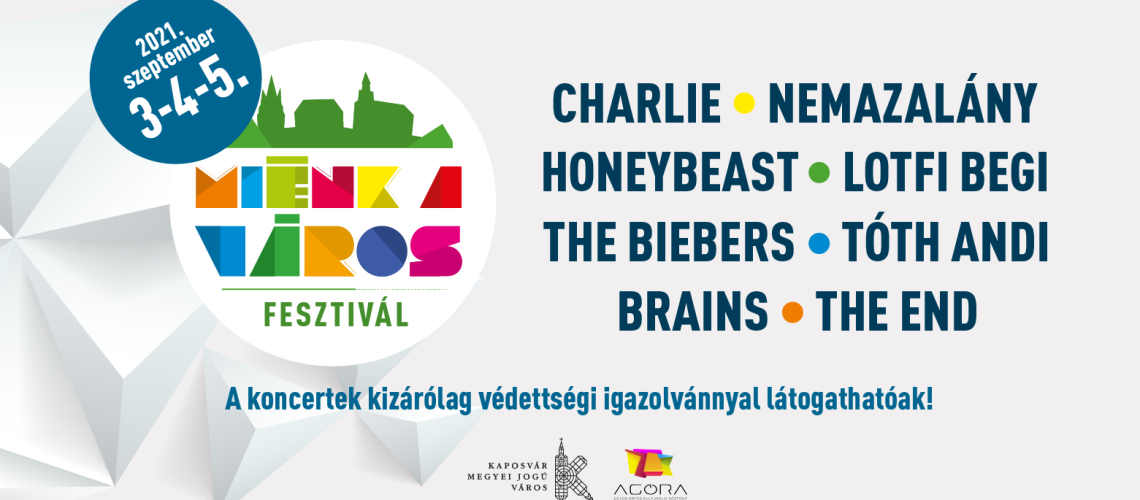 P&eacute;nteken Charlie, szombaton Brains, vas&aacute;rnap T&oacute;th Andi - Itt a Mi&eacute;nk a V&aacute;ros r&eacute;szletes programja!