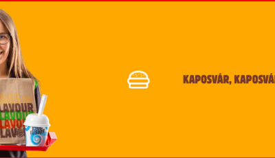 Hamarosan ny&iacute;lik a kaposv&aacute;ri Burger King! - Egy rakat &aacute;ll&aacute;sra keresik a jelentkezőket