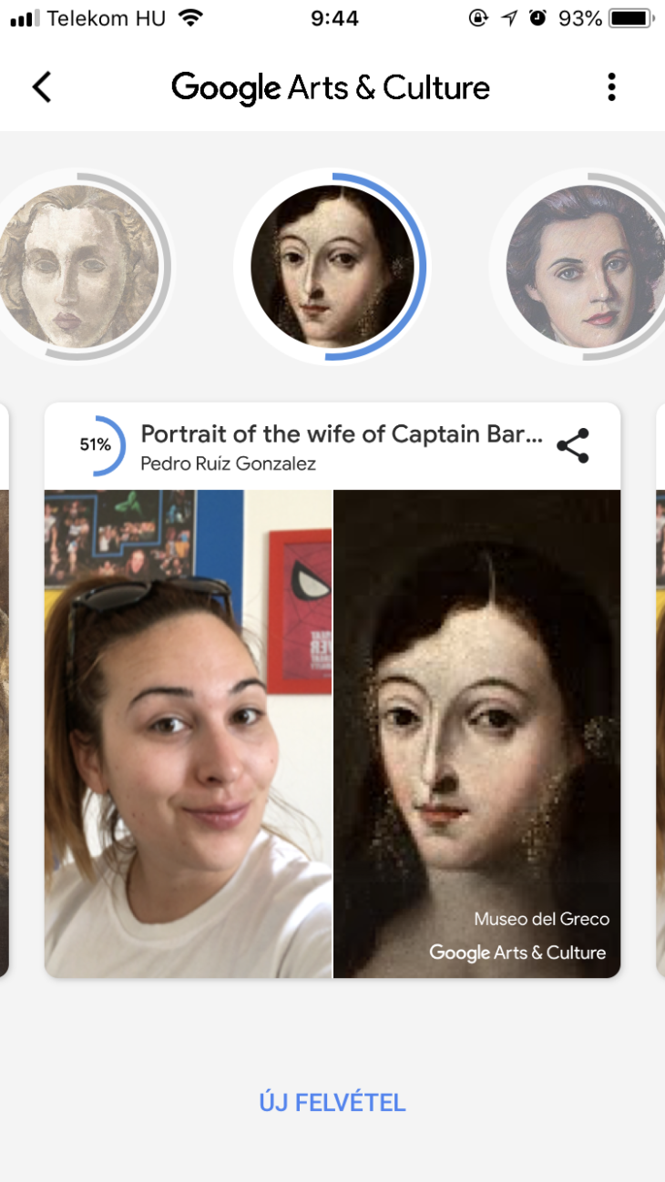 Itt a Google app, ami megmutatja melyik műalkotáshoz hasonlítasz!
