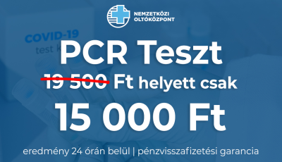 Le&aacute;razta a Nemzetk&ouml;zi Olt&oacute;k&ouml;zpont a hat&oacute;s&aacute;gi &aacute;ras PCR teszteket