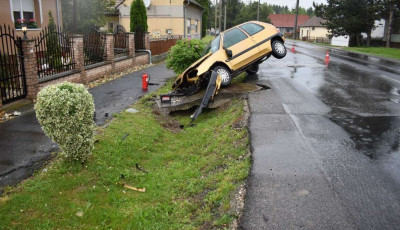 R&eacute;szegen csap&oacute;dott a betonozott akn&aacute;ba, s&uacute;lyos s&eacute;r&uuml;l&eacute;s lett a v&eacute;ge