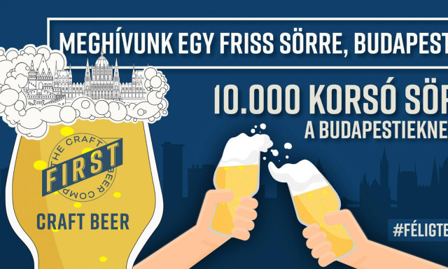 10 ezer kors&oacute; ingyen s&ouml;rre h&iacute;vta meg a budapestieket egy s&ouml;rfőzde