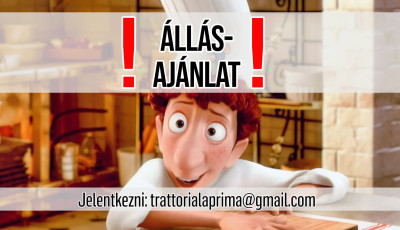 &Uacute;j munkat&aacute;rsakat keres a Trattoria &eacute;tterem!