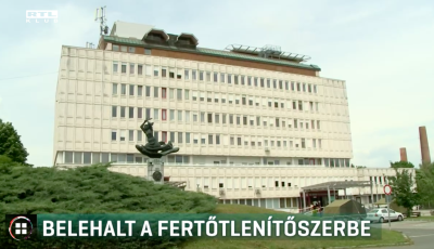 Szigetv&aacute;ri k&oacute;rh&aacute;z: s&oacute;oldat helyett fertőtlen&iacute;tőt adagoltak a műt&ouml;tt betegnek, belehalt