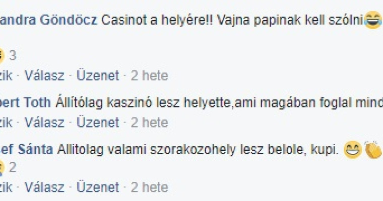 V&aacute;rosi pletyka vagy igazs&aacute;g? Kaszin&oacute; lesz a Domusb&oacute;l?