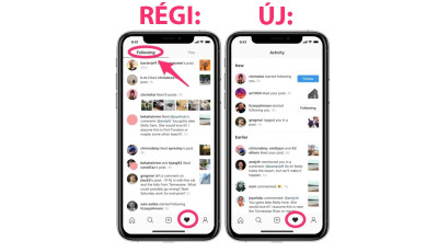 Az Instagram v&eacute;gre offolja a followingnak h&iacute;vott k&eacute;mked&eacute;s funkci&oacute;t