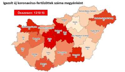 Szombatra m&aacute;r 18-ra nőtt a somogyi koronav&iacute;rus-fertőz&ouml;ttek sz&aacute;ma