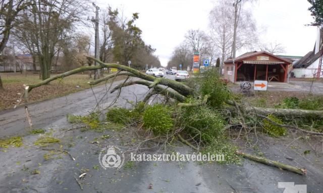 Brut&aacute;lis k&aacute;rokat okozott a sz&eacute;l Kaposv&aacute;ron &eacute;s k&ouml;rny&eacute;k&eacute;n! - GAL&Eacute;RIA