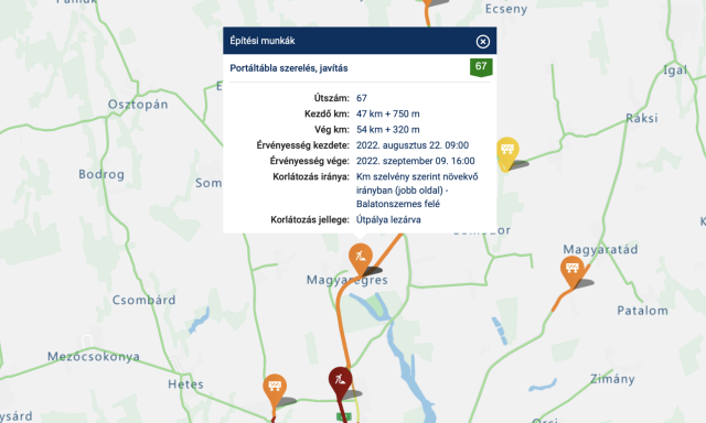 Folytat&oacute;dik a 67-es k&aacute;lv&aacute;ri&aacute;ja, a h&eacute;tv&eacute;g&eacute;ig megint lez&aacute;rj&aacute;k az aszal&oacute;i szakaszt