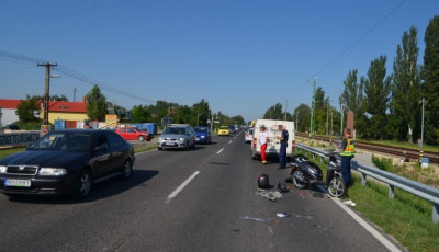 H&aacute;rom &uacute;jabb motoros baleset t&ouml;rt&eacute;nt cs&uuml;t&ouml;rt&ouml;k&ouml;n - Figyelj&uuml;nk egym&aacute;sra!