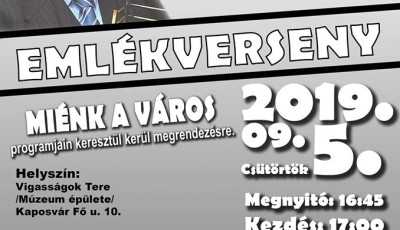 Ism&eacute;t a S&uuml;llős Gyula &Ouml;k&ouml;lv&iacute;v&oacute; Eml&eacute;kversennyel veszi kezdet&eacute;t a Mi&eacute;nk a V&aacute;ros!