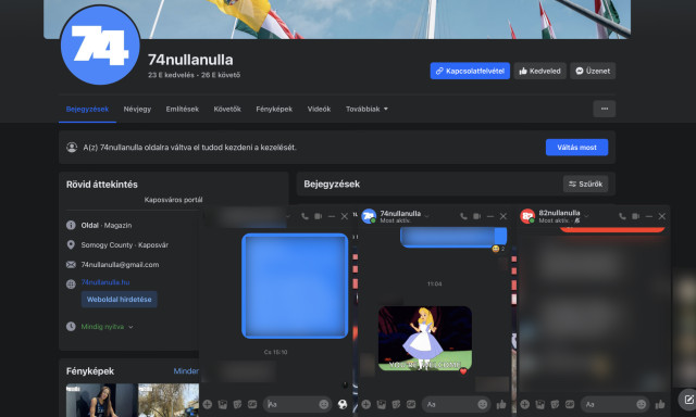 Nyakig vagyunk chatablakokkal, reggel &oacute;ta nem lehet bez&aacute;rni őket a Facebookon