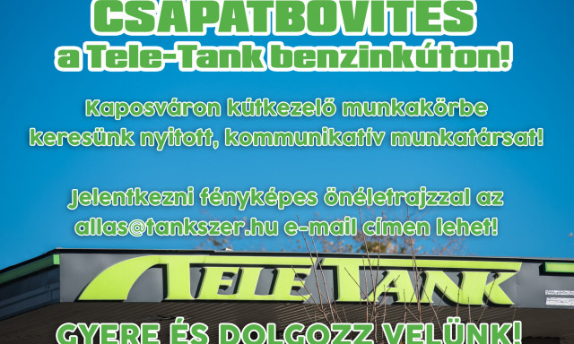 K&uacute;tkezelő - Tele-Tank Kaposv&aacute;r