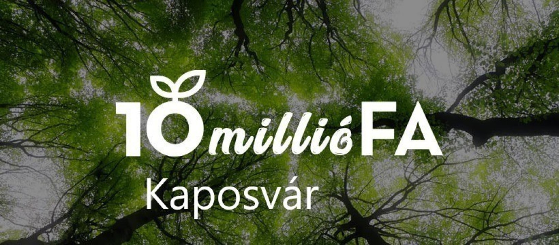 Kaposv&aacute;r is csatlakozott a 10 milli&oacute; fa mozgalomhoz - &Eacute;s te?