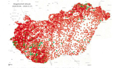 &Uacute;j t&eacute;rk&eacute;p jelent meg a hazai fertőz&ouml;tts&eacute;gi szintekről, csak &eacute;pp semmire sem j&oacute;